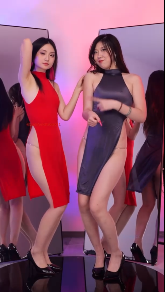 红玫瑰 念一 双人舞 性感艳丽靓女热舞 1 1v